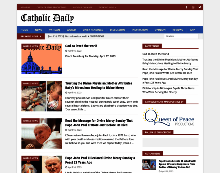 Catholicdaily.com thumbnail