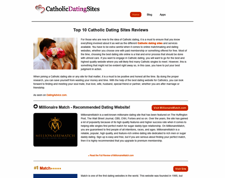 Catholicdatingsites.org thumbnail