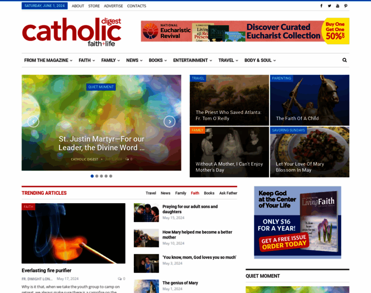 Catholicdigest.com thumbnail
