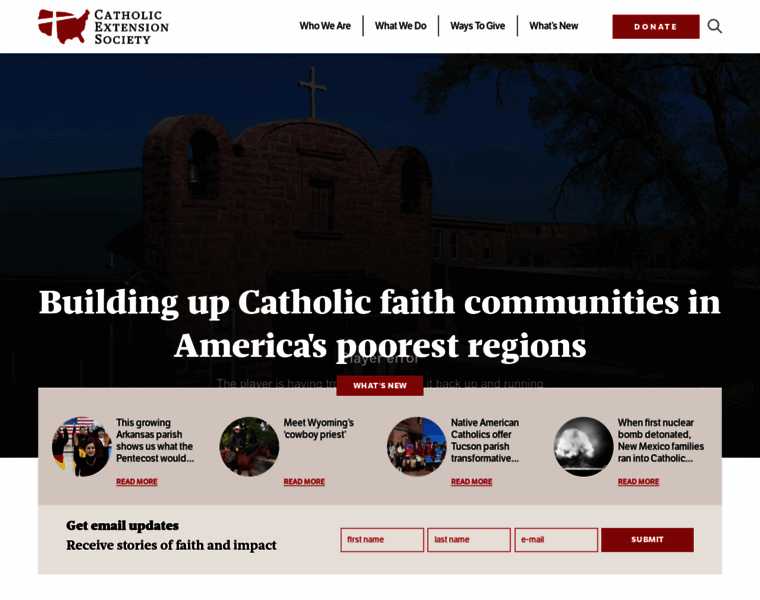 Catholicextension.org thumbnail