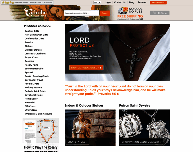 Catholicfaithjewelry.com thumbnail