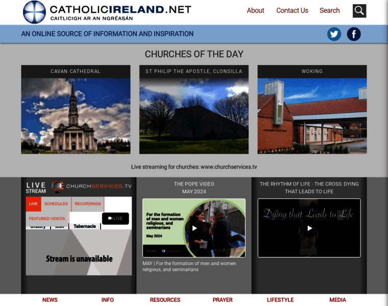 Catholicireland.net thumbnail