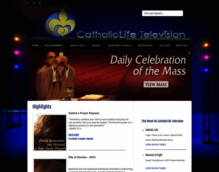 Catholiclifetv.org thumbnail