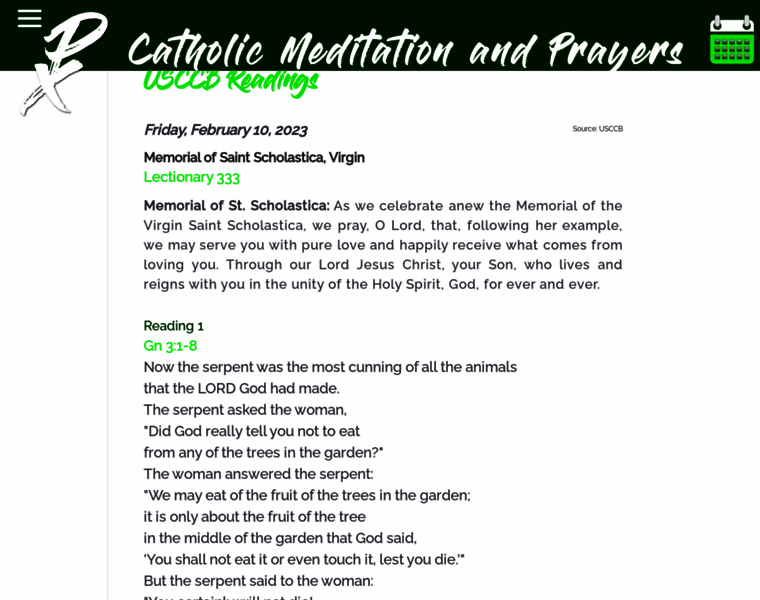 Catholicmeditation.net thumbnail