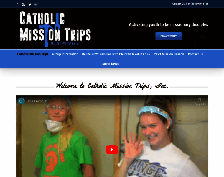 Catholicmissiontrips.net thumbnail