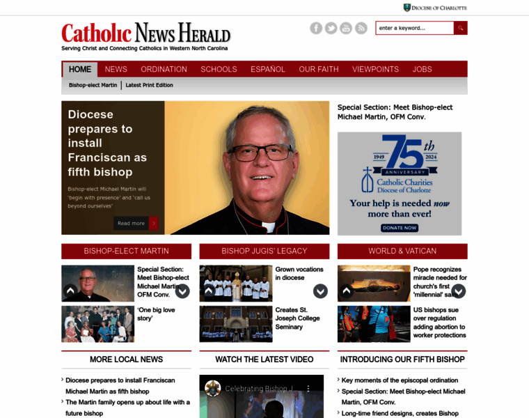 Catholicnewsherald.com thumbnail