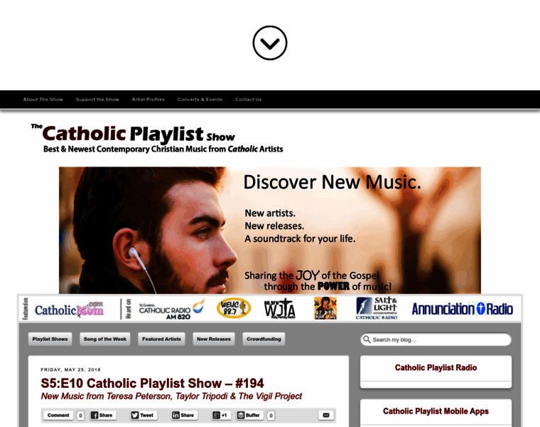 Catholicplaylistshow.com thumbnail