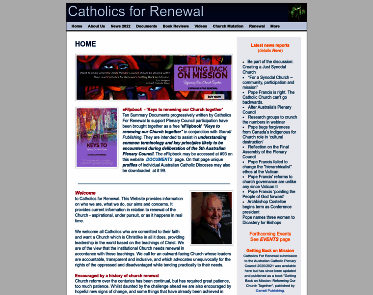 Catholicsforrenewal.org thumbnail