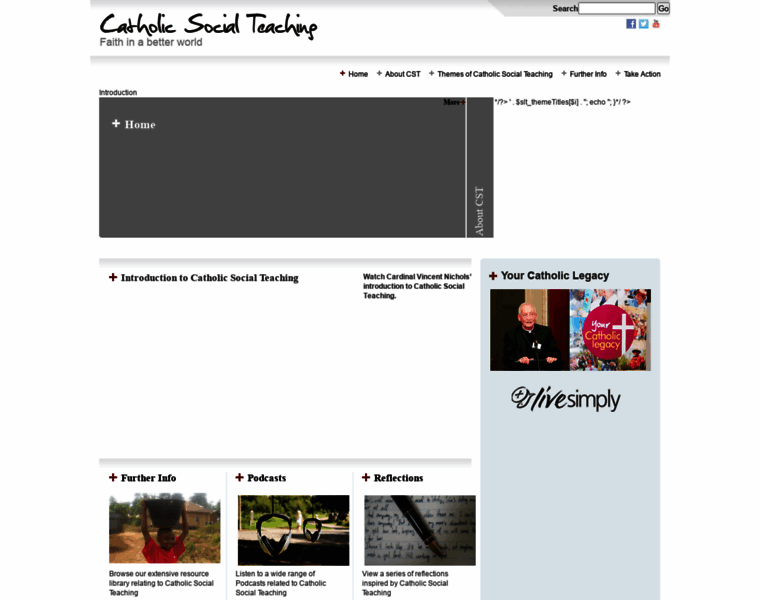 Catholicsocialteaching.org.uk thumbnail