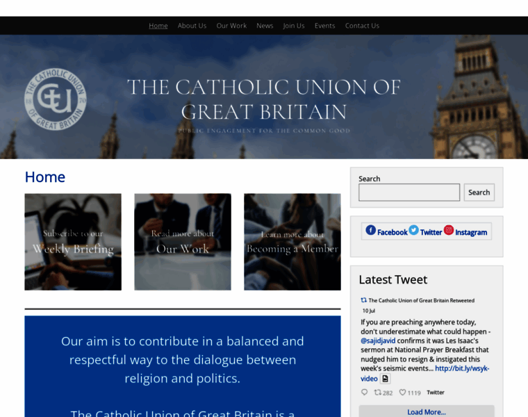 Catholicunion.org.uk thumbnail