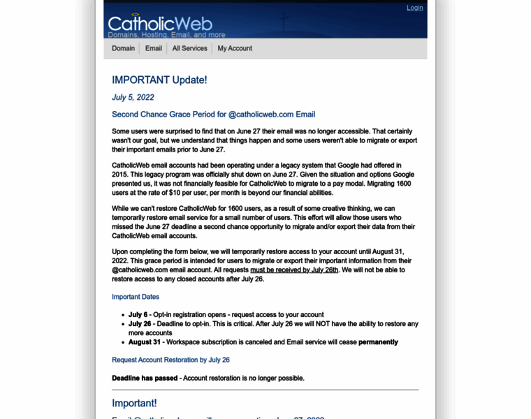 Catholicweb.com thumbnail