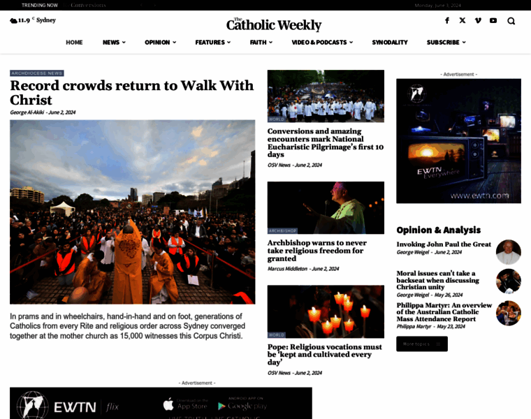 Catholicweekly.com.au thumbnail
