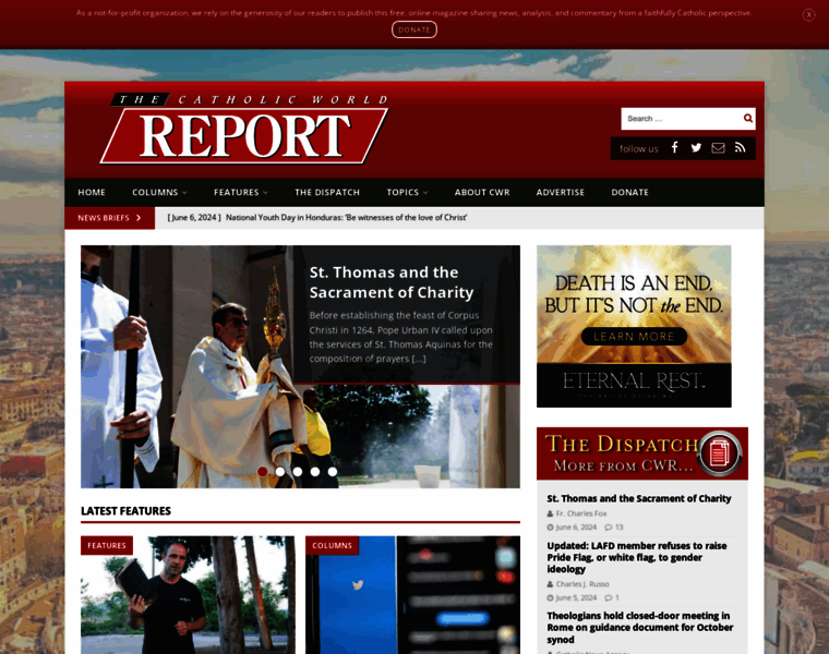 Catholicworldreport.com thumbnail