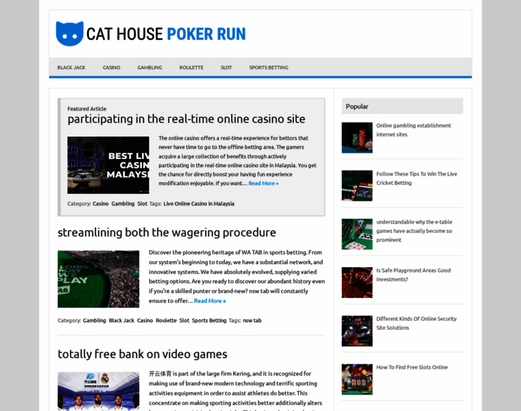 Cathousepokerrun.org thumbnail