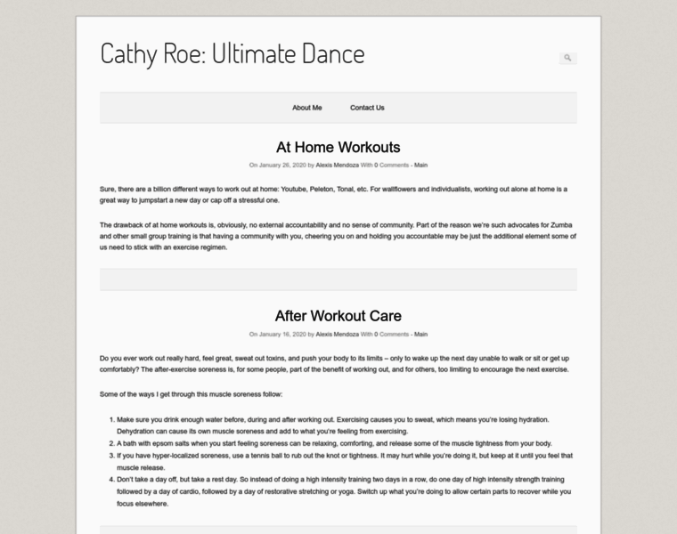 Cathyroeultimatedance.com thumbnail