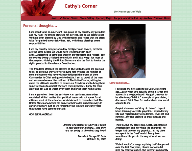Cathyscorner2.com thumbnail
