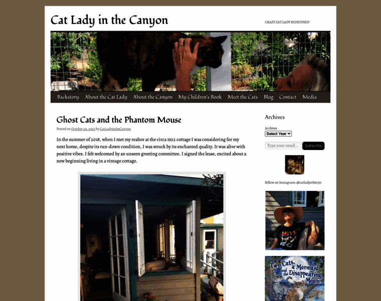 Catladyinthecanyon.com thumbnail