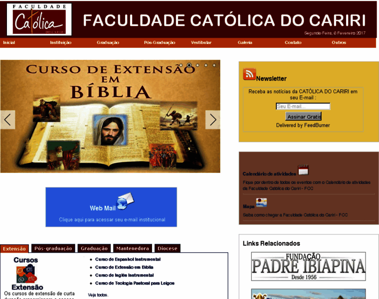 Catolicadocariri.edu.br thumbnail