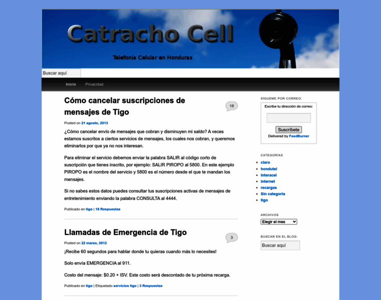 Catrachocell.com thumbnail