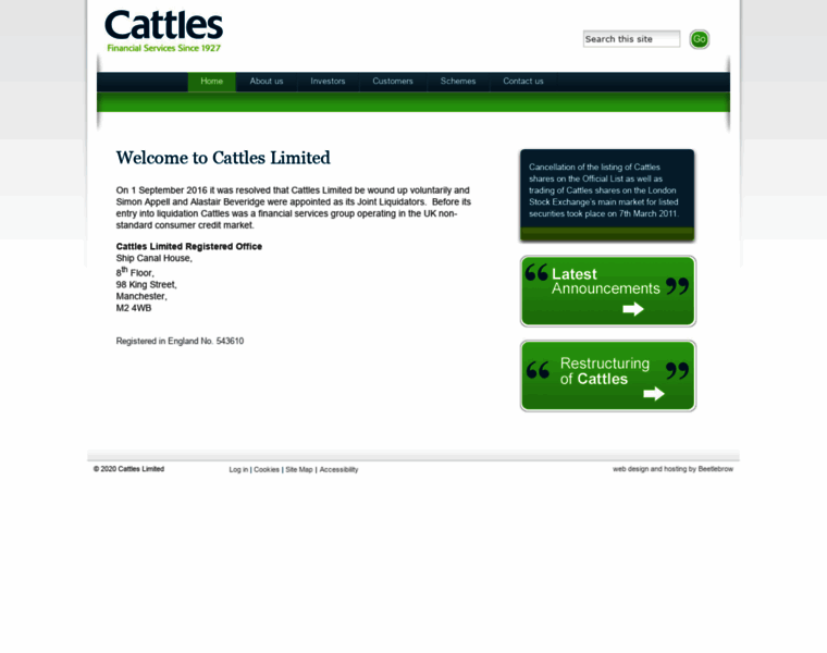 Cattles.co.uk thumbnail