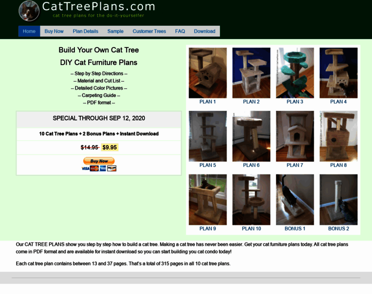 Cattreeplans.com thumbnail