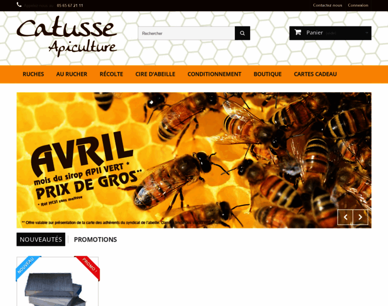 Catusse-apiculture.com thumbnail
