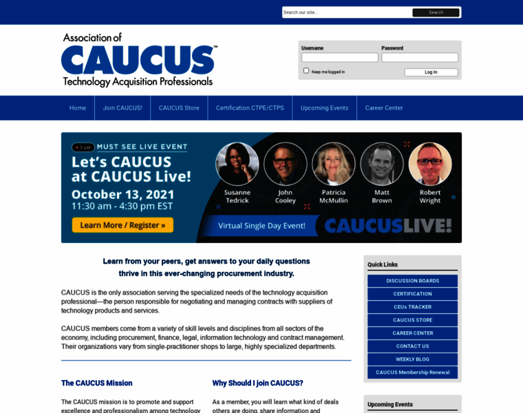 Caucus.com thumbnail