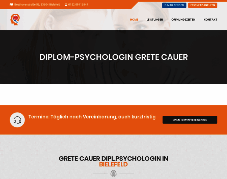 Cauer-psychologin-bielefeld.de thumbnail