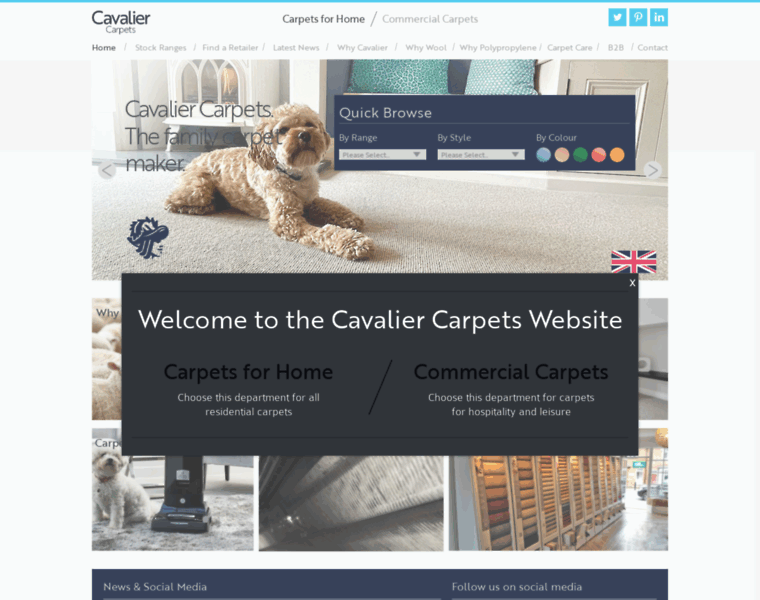 Cavaliercarpets.co.uk thumbnail
