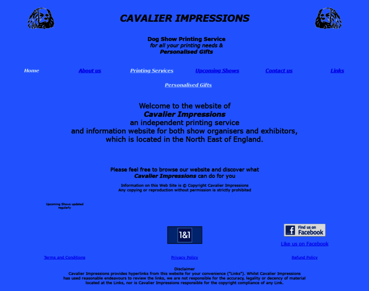 Cavalierimpressions.co.uk thumbnail