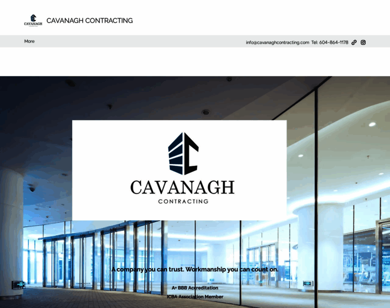 Cavanaghcontracting.com thumbnail