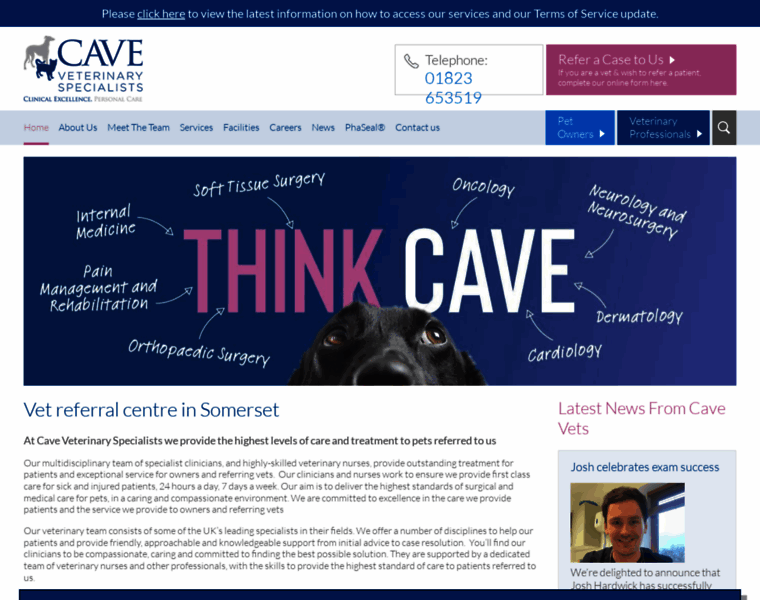 Cave-vet-specialists.co.uk thumbnail