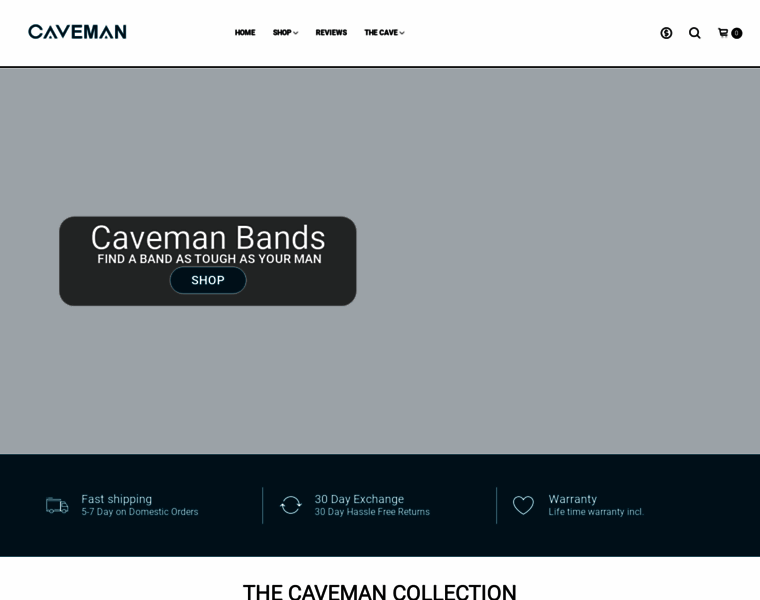 Cavemanbands.com thumbnail