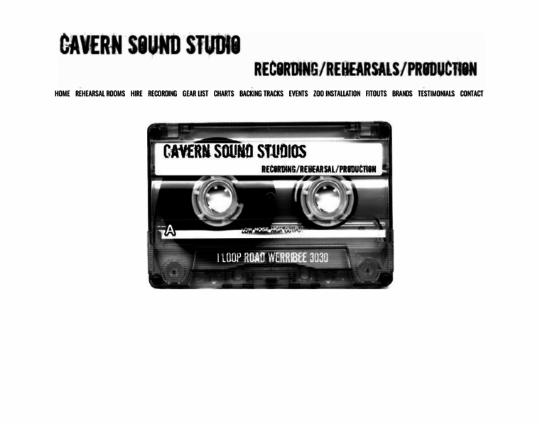 Cavernsound.com.au thumbnail