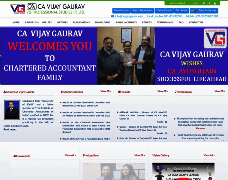 Cavijaygaurav.com thumbnail