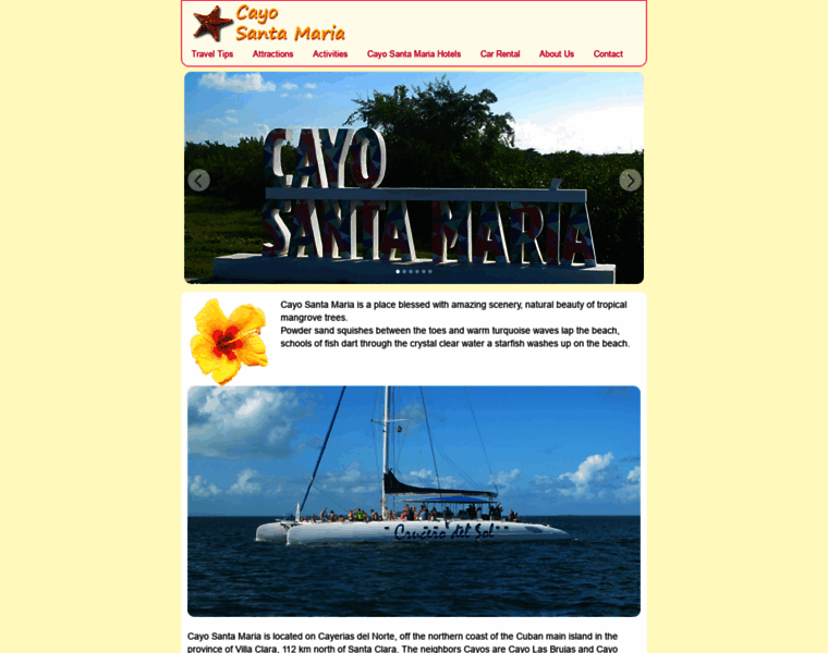 Cayosantamariacuba.net thumbnail