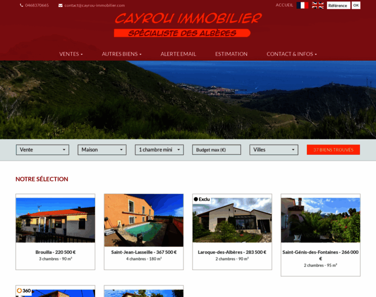 Cayrou-immobilier.com thumbnail