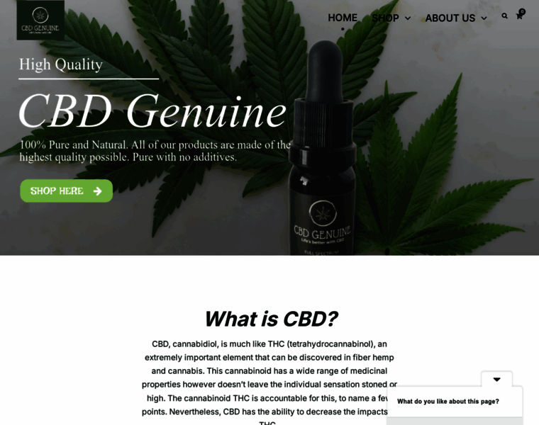 Cbdgenuine.com thumbnail