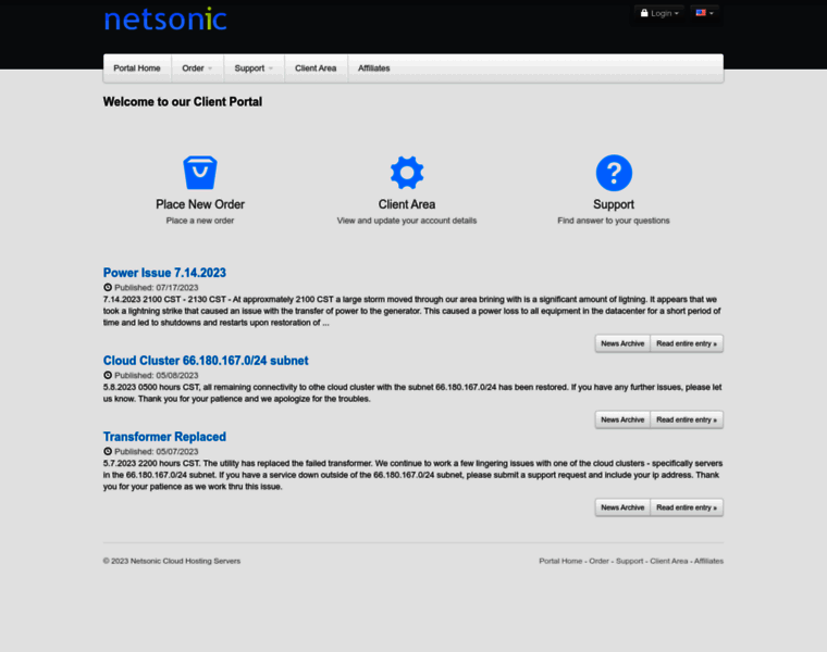 Cbill.netsonic.net thumbnail