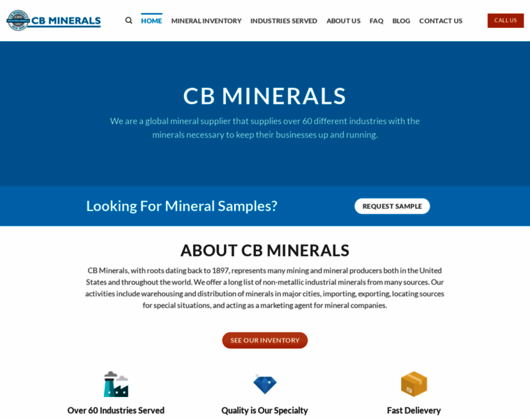 Cbminerals.com thumbnail