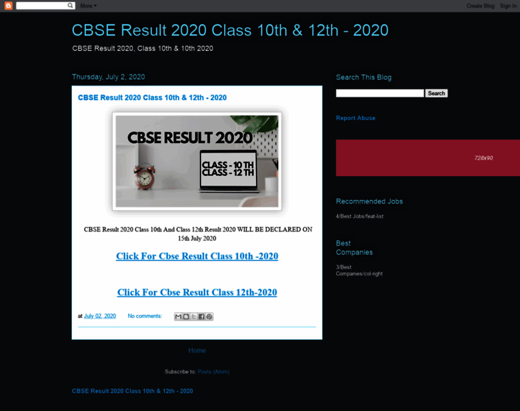 Cbse-results.ind.in thumbnail