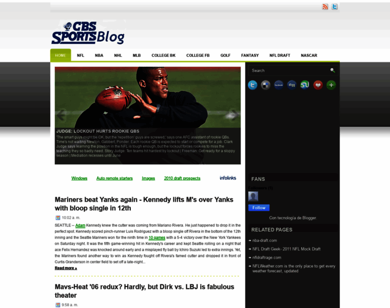 Cbssports.blogspot.com thumbnail