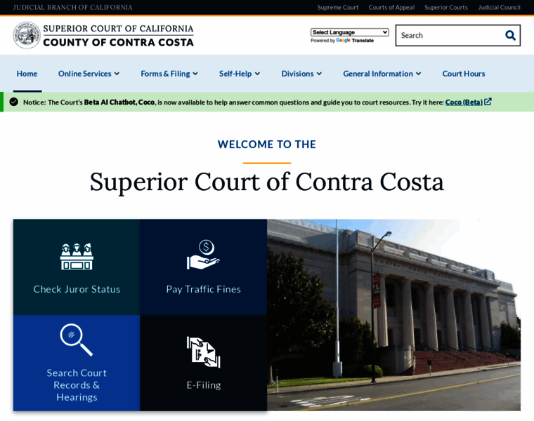 cc-courts.org at WI. Home | Superior Court of California | County of ...