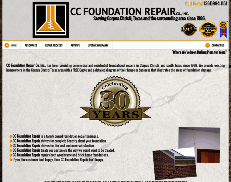 Cc-foundationrepair.com thumbnail