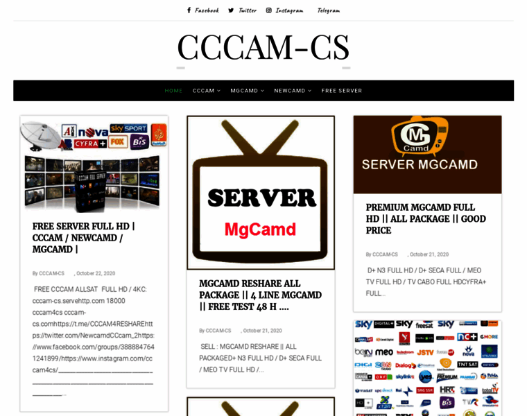 Cccam-cs.com thumbnail