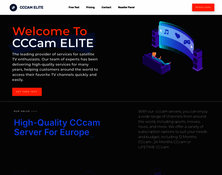 Cccam-elite.net thumbnail