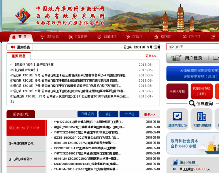 Ccgp-yunnan.gov.cn thumbnail