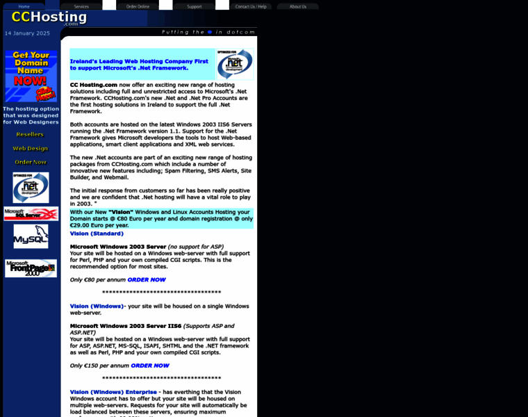 Cchosting.net thumbnail