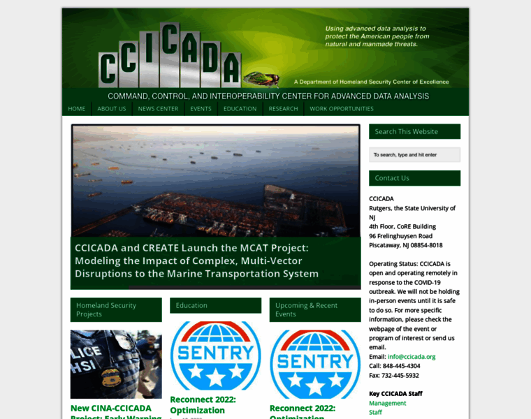 Ccicada.org thumbnail