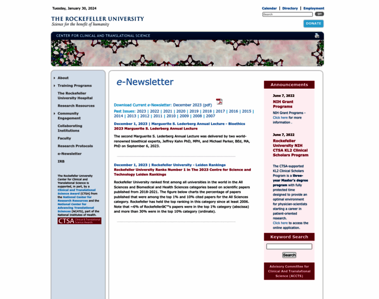 Cctsnews.rockefeller.edu thumbnail Cctsnews.rockefeller.edu thumbnail